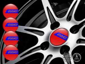 Rays Ruota Decalcomanias Stile Badge Silicone Esclusivo